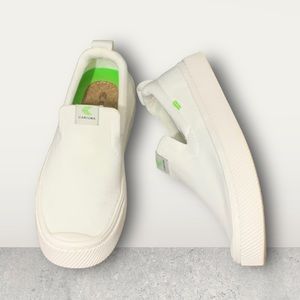 Cariuma IBI Slip On Knit Sneaker white 7.5/8
